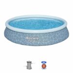 Comprar Kit piscina hinchable bestway - fast set - 396 x 84 cm - redonda (filtro de cartucho