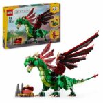 Comprar Lego creator 31161 dragón medieval 3 en 1: juguete de construcción para niños a partir de 9 años