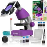 Comprar Microscopio 40x-640x - bresser junior - iluminación led - kit de experimentación - violeta