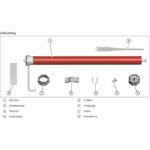 Comprar Motor para persiana enrollable vía radio + mando a distancia rm20mmb - superrollo - sr20925 - diámetro 60 mm - 20 nm - máx. peso de la cortina 44 kg