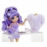 Comprar Muñeca maniquí de cristal arcoiris alto 27 cm - morado