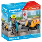 Comprar Playmobil 71752 martillo neumático y operario de señalización