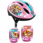 Comprar Protecciones para patines - paw patrol - casco / coderas / rodilleras - rosa