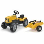 Comprar Tractor de pedales falk superbuilder - capó abatible y remolque - de 2 a 5 años