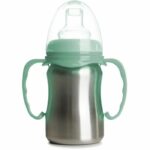 Comprar Vaso de aprendizaje - thermobaby - acero inoxidable - 180 ml - verde cactus - ergonómico y antigoteo