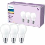 Comprar Bombilla led - philips - clásica - 60 w - a60 e27 - blanco cálido - no regulable x 3