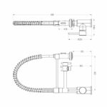 Comprar Grifo de cocina mezclador rousseau mini stoli - con ducha de mano - cromo
