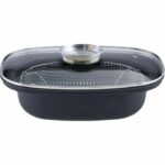 Comprar Gsw cocotte con cesta de freír y tapa - 40 x 25 cm - acero al carbono - todas las fuentes de calor