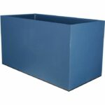 Comprar Jardinera rectangular riviera granit - plástico - 80x40 cm - azul