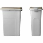 Comprar Kerbl - contenedor - - comida para mascotas - marrón/blanco - 25 l