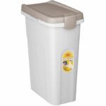Comprar Kerbl - contenedor - - comida para mascotas - marrón/blanco - 25 l