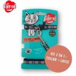Comprar Kit de collar y correa - aimÉ - morado reflectante para gatos