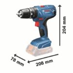 Comprar Percusiones drill bosch professional gsb 18v- 21 + 2 baterías 2.0ah + gal 1820 lc charger