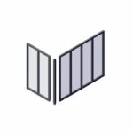 Comprar Poste de esquina - optimum - alto 50 x ancho 30 cm - negro