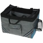 Comprar Bolsa de bicicleta kerbl para perros o gatos - vacaciones - gris/azul - 38x29x25 cm