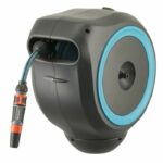 Comprar Gardena enrollador de manguera automático de pared rollup s 15 m raya azul