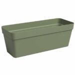 Comprar Jardinera - plástico - verde ceniza - rectangular - l49.9 x d20 x h18.1cm - artevasi