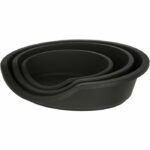 Comprar Kerbl - cesta/papelera dreamer - negra - plástico reciclado - 95x70x29cm