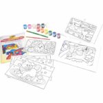 Comprar Kit de pintura por números crayola - 6 plantillas de pintura - a partir de 5 años