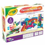 Comprar Kit de pintura por números crayola - 6 plantillas de pintura - a partir de 5 años