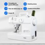 Comprar Máquina de coser - medion - sm 70 - 71w - 12 puntadas - 700 rpm - led - blanco