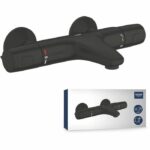 Comprar Mezclador termostático para baño/ducha - grohe precision trend - 1022162432 - negro mate - montaje en pared visto - ahorro de agua