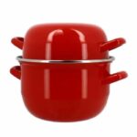 Comprar Olla para mejillones - menastyl - 3645562 - acero esmaltado - negro - 18 cm - 2