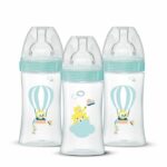 Comprar Pack de 3 biberones - dodie - eb19 - 270 ml - tetina plana - verde