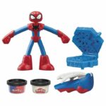 caja my web creator con figura flexible y plastilina