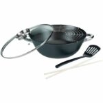 Comprar Wok multifunción de 5 piezas - gsw - 860956 - acero fundido - 32 cm - apto para todo tipo de fuegos