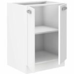 Comprar Atlas mueble bajo con 2 puertas - decoración blanca - l60cm - se vende sin encimera