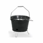 Comprar Barbacoa de carbón portátil - livoo - doc327n - acero inoxidable - superficie de cocción ø27 cm - altura 24 cm