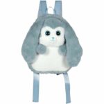 Comprar Bolsa de peluche - gipsy toys - mochila de peluche - conejo azul y blanco 30 cm