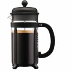 Comprar Cafetera de prensa francesa - bodum - 1908-01 - negra - vidrio de borosilicato - acero inoxidable