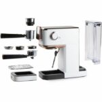Comprar Cafetera espresso 3 en 1 - domo - do746k - 1350 w - 20 bares - blanco/rosa