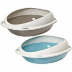Comprar Caja de arena ovalada aime - con borde extraíble - para gatos