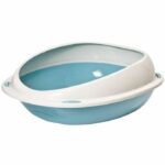 Comprar Caja de arena ovalada aime - con borde extraíble - para gatos