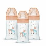 Comprar Conjunto de 3 dodie anti -color biberons sensation+ - glass - 270ml - 0-6 meses - pacificador plano - depit 2