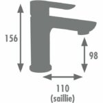 Comprar Edouard rousseau - mezclador de lavabo milk - grafito mate