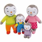 Comprar Family box 4 plush - t'choupi - jemini - +/- 19 cm