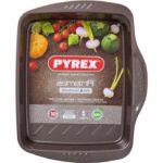 Comprar Fuente para horno - pyrex - 1452052 - rectangular - acero - 30 x 24 cm