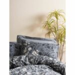 Comprar Juego de cama - 1 funda nórdica 220x240 cm + 2 fundas de almohada 60x60 cm - 100% algodón - antracita