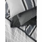 Comprar Juego de cama - 1 funda nórdica 220x240 cm + 2 fundas de almohada 60x60 cm - 100% algodón - antracita