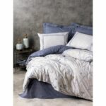 Comprar Juego de cama - 1 funda nórdica 220x240 cm + 2 fundas de almohada 60x60 cm - 100% algodón - azul
