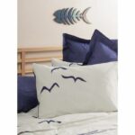 Comprar Juego de cama - 1 funda nórdica 220x240 cm + 2 fundas de almohada 60x60 cm - 100% algodón - azul