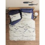 Comprar Juego de cama - 1 funda nórdica 220x240 cm + 2 fundas de almohada 60x60 cm - 100% algodón - azul