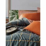 Comprar Juego de cama - 1 funda nórdica 220x240 cm + 2 fundas de almohada 60x60 cm - 100% algodón - canela