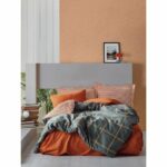 Comprar Juego de cama - 1 funda nórdica 220x240 cm + 2 fundas de almohada 60x60 cm - 100% algodón - canela