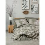 Comprar Juego de cama - 1 funda nórdica 220x240 cm + 2 fundas de almohada 60x60 cm - 100% algodón - caqui