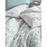 Comprar Juego de cama - 1 funda nórdica 220x240 cm + 2 fundas de almohada 60x60 cm - 100% algodón - menta